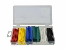 128 delig krimpkous set gekleurd - krimpkous - beschermmantel - geko