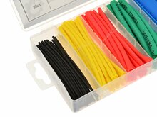 100 delig krimpkous set gekleurd - krimpkous - beschermmantel - geko