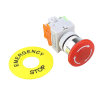 noodstop schakelaar -&nbsp;massaschakelaar - 10 amp&eacute;re - 660 volt - noodschakelaar - machineschakelaar