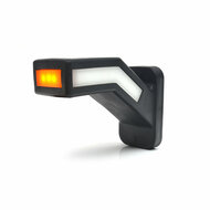 led breedtelamp rechts 145mm 3x led - aanhanger zijlamp - zijlicht - breedtelicht