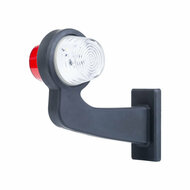 led breedtelamp rechts 190mm 10x led - aanhanger zijlamp - zijlicht - breedtelicht - contourlamp