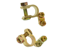 accupool klem set - accuklem (-) (+) - 2 delig - accu polen klem - accu klemset - geko