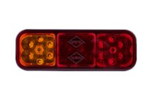 universele led achterlicht - 12/24 volt - achterlicht 12 leds - achterlamp - aanhanger achterlicht - horpol