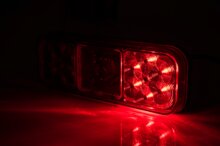 universele led achterlicht - 12/24 volt - achterlicht 12 leds - achterlamp - aanhanger achterlicht - horpol