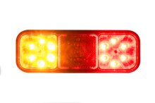 universele led achterlicht - 12/24 volt - achterlicht 12 leds - achterlamp - aanhanger achterlicht - horpol