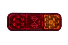 universele led achterlicht - 12/24 volt - achterlicht 12 leds - achterlamp - aanhanger achterlicht - horpol