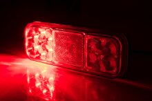 universele led achterlicht - 12/24 volt - achterlicht 12 leds - achterlamp - aanhanger achterlicht - horpol