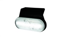 zijmarkeringslamp met houder wit - 12/24 volt - markeringlamp - positielamp - horpol