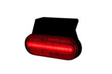 zijmarkeringslamp met houder rood - 12/24 volt - markeringlamp - positielamp - horpol