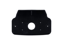 zijmarkeringslamp met houder oranje - 12/24 volt - neon markeringlamp - positielamp - horpol