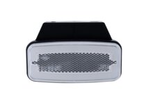 zijmarkeringslamp met houder wit - 12/24 volt - neon markeringlamp - positielamp - horpol