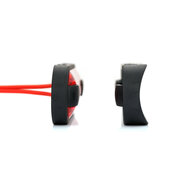 platte zijmarkeringslamp rood - 12/24 volt - markeringlamp - positielamp - horpol