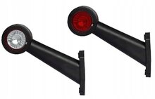 led breedtelamp links 170mm 2x led - aanhanger zijlamp - zijlicht - breedtelicht