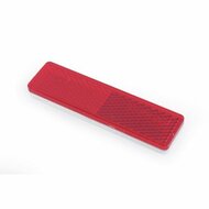 reflector rood - 125 x 25 mm - plakreflector - reflectieplaat - horpol