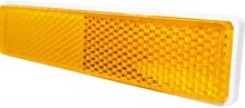 reflector oranje - 125 x 25 mm - plakreflector - reflectieplaat - horpol