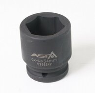 zeskant krachtdop 34 mm - 3/4 duims aansluiting - slagdop - impact dop - rateldop - dop - asta