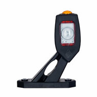 led breedtelamp rechts 135mm 3x led - aanhanger zijlamp - zijlicht - breedtelicht - contourlamp