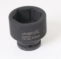 zeskant krachtdop 46 mm - 3/4 duims aansluiting - slagdop - impact dop - rateldop - dop - asta