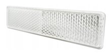 reflector wit - 125 x 25 mm - plakreflector - reflectieplaat - horpol