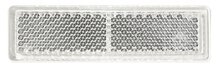 reflector wit - 125 x 25 mm - plakreflector - reflectieplaat - horpol