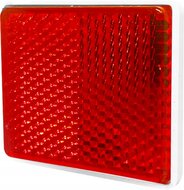 reflector rood - 50 x 40 mm - plakreflector - reflectieplaat - horpol