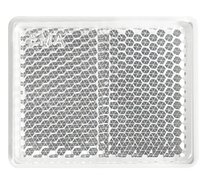 reflector wit - 50 x 40 mm - plakreflector - reflectieplaat - horpol