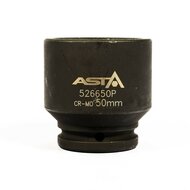 zeskant krachtdop 50 mm - 3/4 duims aansluiting - slagdop - impact dop - rateldop - dop - asta