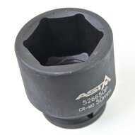 zeskant krachtdop 50 mm - 3/4 duims aansluiting - slagdop - impact dop - rateldop - dop - asta