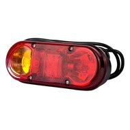 achterlicht links met led en gloeilampen - 12 volt - achterlicht - achterlamp - aanhanger achterlicht - horpol