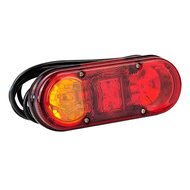 achterlicht links met led en gloeilampen - 12 volt - achterlicht - achterlamp - aanhanger achterlicht - horpol