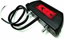 zijmarkeringslamp rood - 12/24 volt - markeringlamp - positielamp - horpol