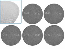 klittenband schuurgaas p40 - schuurgaas 225 mm - schuurnetten - geko