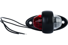 led breedtelamp universeel 55mm 2x led - aanhanger zijlamp - zijlicht - breedtelicht