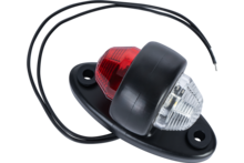 led breedtelamp universeel 55mm 2x led - aanhanger zijlamp - zijlicht - breedtelicht