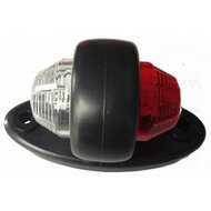 led breedtelamp universeel 55mm 2x led - aanhanger zijlamp - zijlicht - breedtelicht