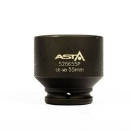 zeskant krachtdop 55 mm - 3/4 duims aansluiting - slagdop - impact dop - rateldop - dop - asta