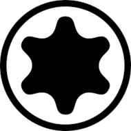 t10 bit 25mm s2 - schroefbit - boorbit - bitje - slagbit