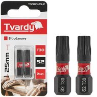t30 bit 25mm s2 - schroefbit - boorbit - bitje - slagbit