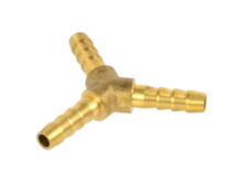 pneumatisch t-stuk verbindingskoppeling &ndash; messing slangkoppeling &ndash; 8 mm &ndash; luchtslang splitter