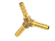 pneumatisch t-stuk verbindingskoppeling &ndash; messing slangkoppeling &ndash; 8 mm &ndash; luchtslang splitter