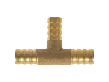 pneumatisch t-stuk verbindingskoppeling &ndash; messing slangkoppeling &ndash; 10 mm &ndash; luchtslang splitter