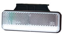 zijmarkeringslamp wit met houder - 12/24 volt - contourlamp neon led - markeringslamp - horpol
