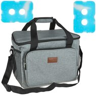 thermische tas - 28 liter - inclusief 2 koel elementen - ge&iuml;soleerde koeltas - keltin