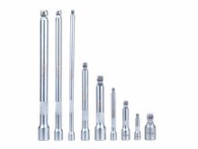 set ratelverlengstukken - 9 stuks - 1/4, 3/8 en 1/2 duims - verlengstuk voor ratels - tvardy