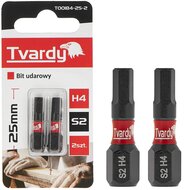 h4 bit 25mm s2 - schroefbit - boorbit - bitje - slagbit