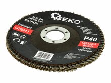 siliconen schuurschijf 125 mm p40 - lamellenschijf - schuurpad - schuurwiel - flap disc - geko
