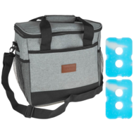 thermische tas - 18 liter - inclusief 2 koel elementen - ge&iuml;soleerde koeltas - keltin