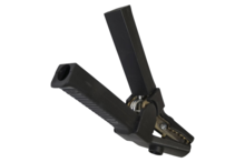 accu laadklem - 500 amp&egrave;re - zwart - haaks model - acculaadklem - accu oplaadklem