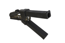 accu laadklem - 500 amp&egrave;re - zwart - haaks model - acculaadklem - accu oplaadklem