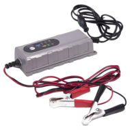 acculader - batterijlader - 6 of 12 volt - 3.8 amp&egrave;re - druppelaar - laadapparaat - h&ouml;fftech